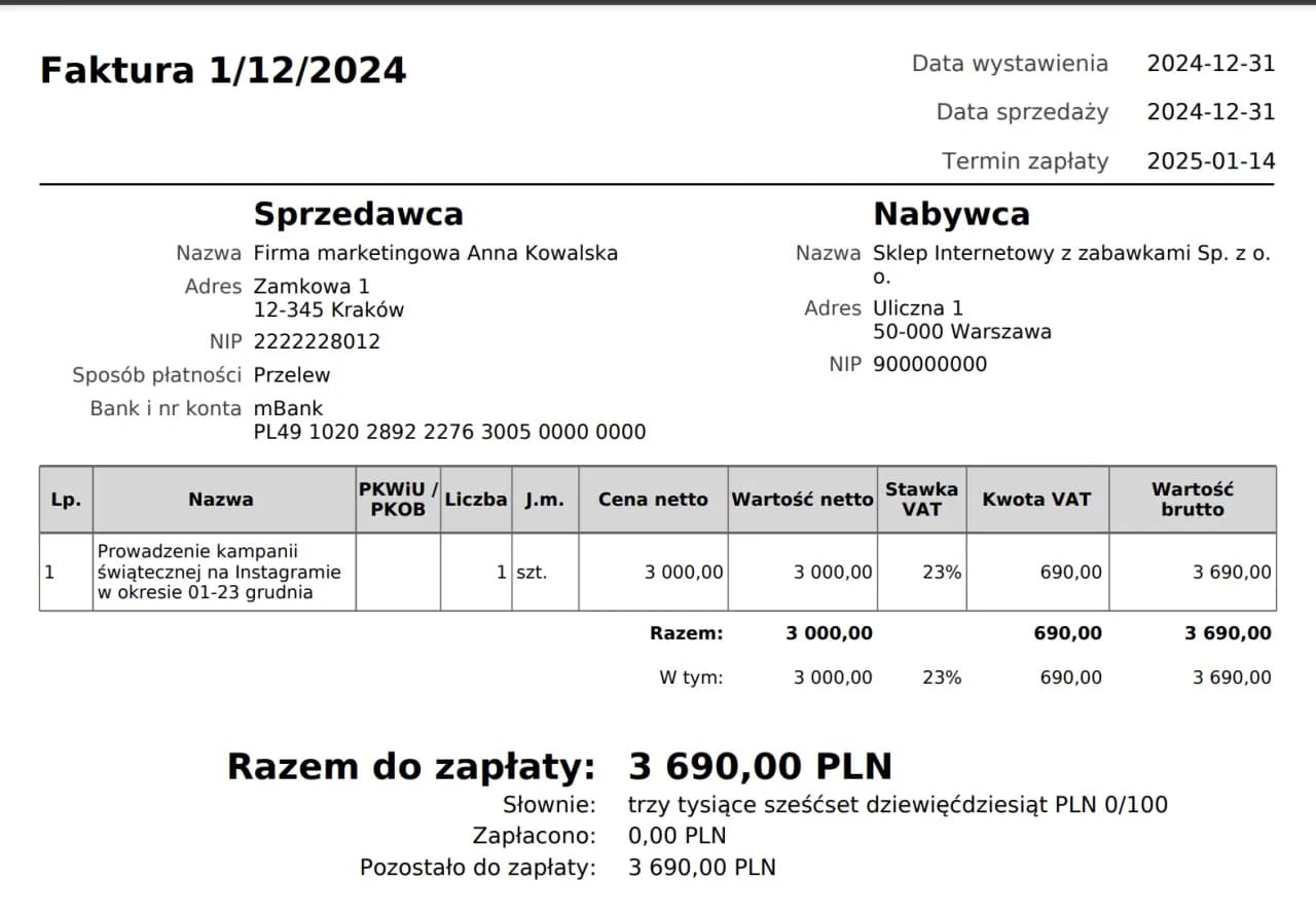Jak wystawić fakturę za usługę z materiałem i uniknąć błędów