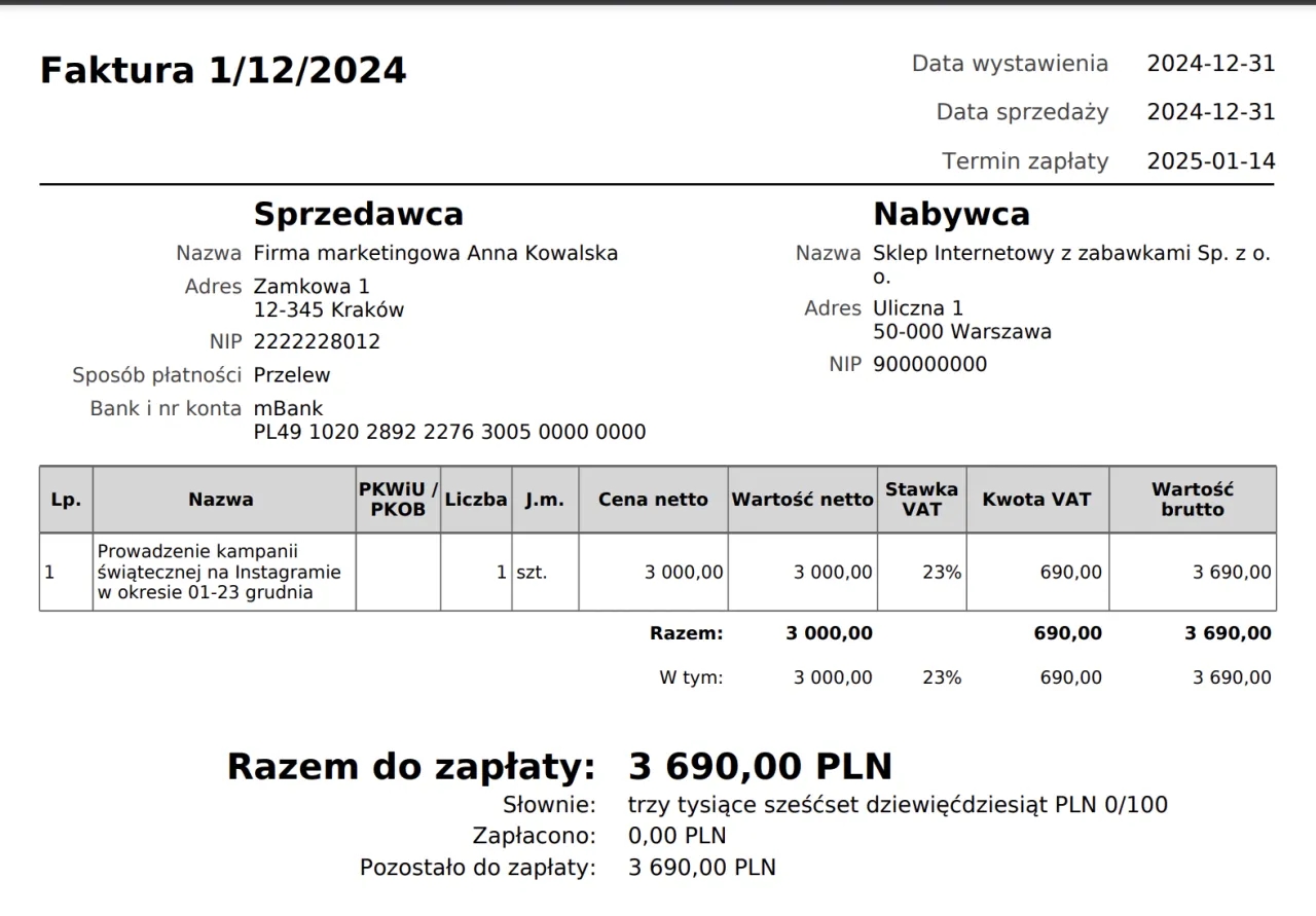 Jak wystawić fakturę za usługę z materiałem i uniknąć błędów