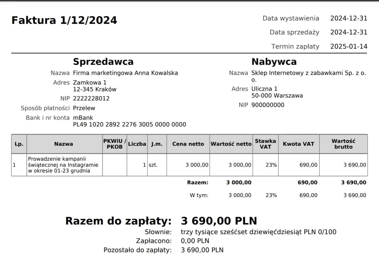 Jak wystawić fakturę za usługę z materiałem i uniknąć błędów